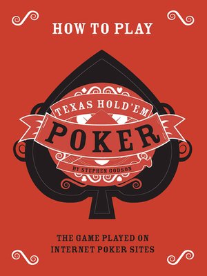 How to Play Texas Hold'em Poker - ebook